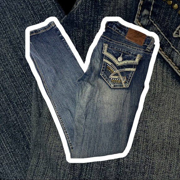 AMETHYST jeans size 7 inseam 30 - Picture 8 of 8